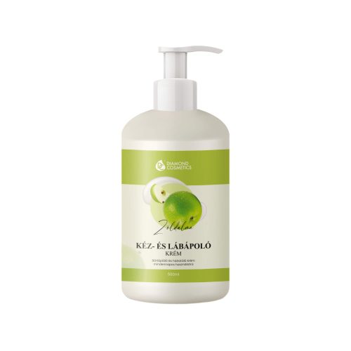 Zöldalma illatú Paraffinos kéz és lábápoló krém - 500ml Diamond Cosmetics