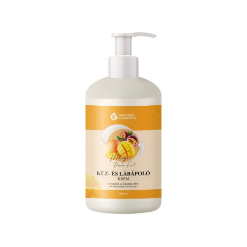 Diamond Nails Mango & Passion Fruit illatú kéz- és lábápoló krém – 500 ml
